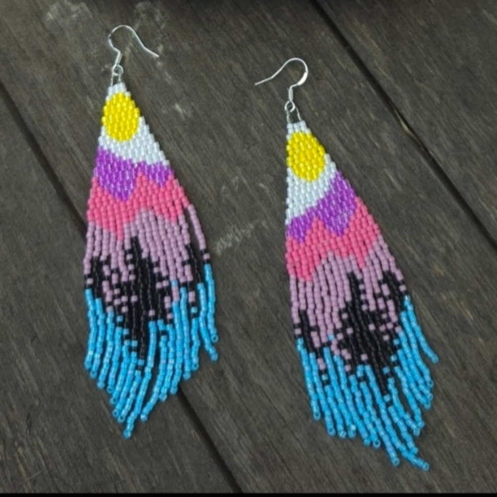 Colorful Beaded Earrings